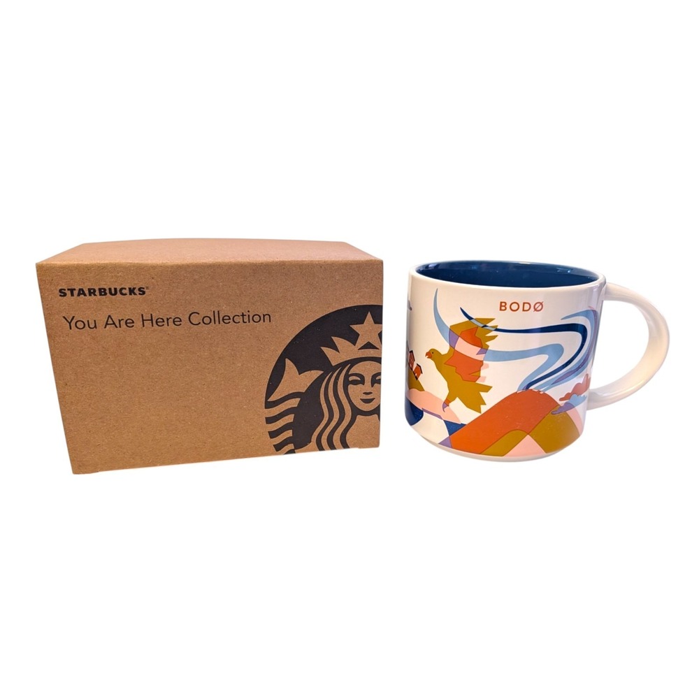 Starbucks Bodø Norway You Are Here Collection Mug 14oz New In Box Collectible